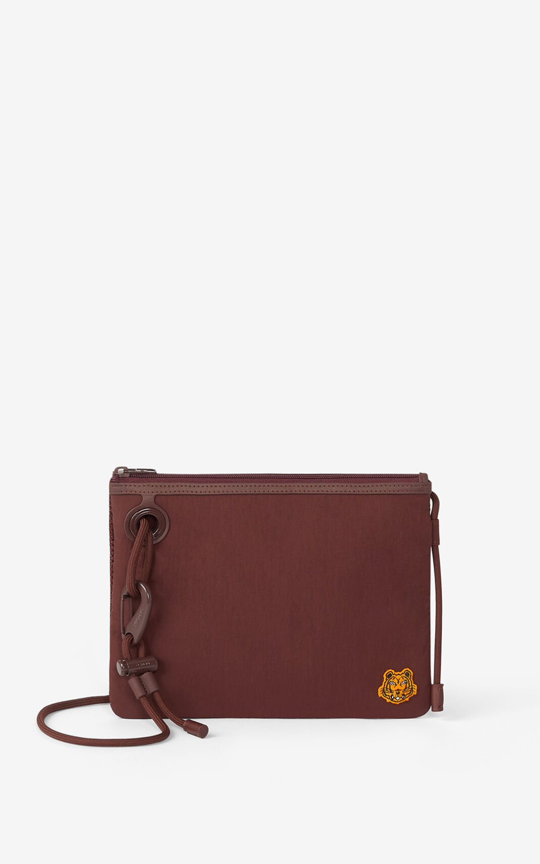 Kenzo Tiger Crest with strap Moška Pisemska Torbica Burgundija SI-8112730